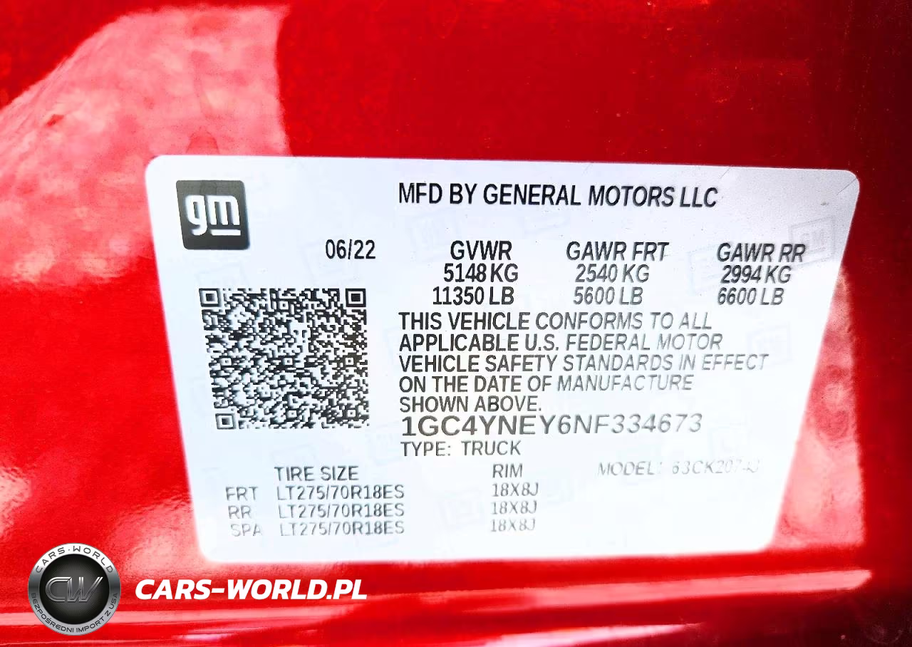 2022 Chevrolet Silverado K2500 Heavy Duty Lt VIN:1GC4YNEY6NF334673 - 13