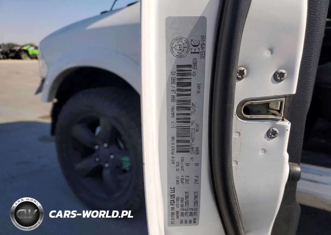 2017 Ram 1500 Slt VIN:1C6RR7TTXHS777319 - 13