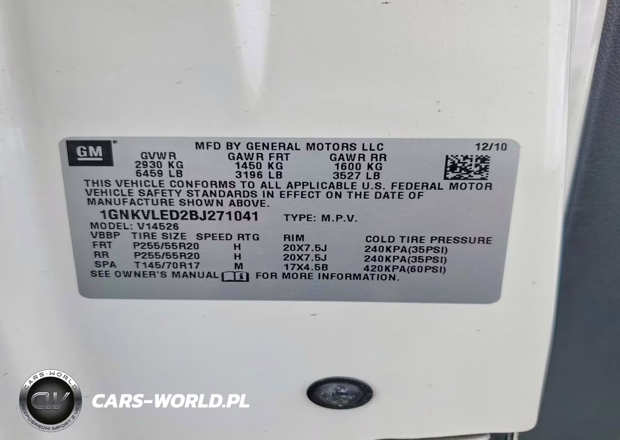 2011 Chevrolet Traverse Ltz VIN:1GNKVLED2BJ271041 - 13