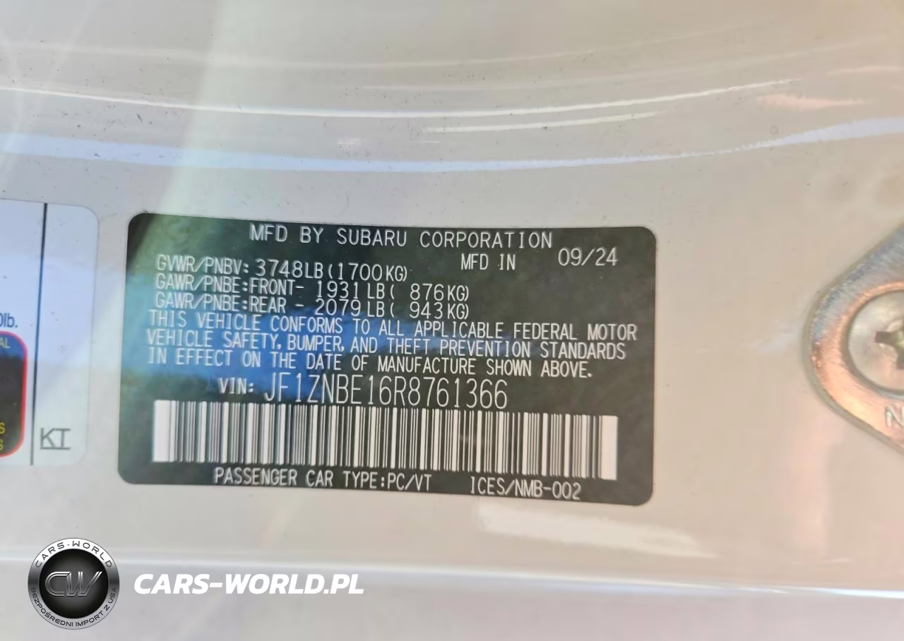 2024 Toyota Gr 86 Premium VIN:JF1ZNBE16R8761366 - 12
