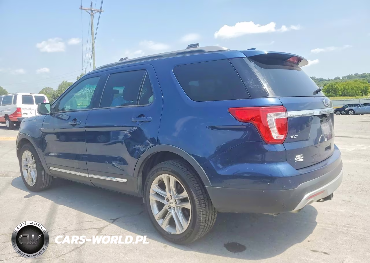 2017 Ford Explorer Xlt VIN:1FM5K8D84HGD34836 - 2