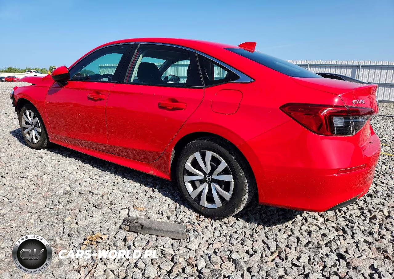 2022 Honda Civic Lx VIN:2HGFE2F2XNH543425 - 2