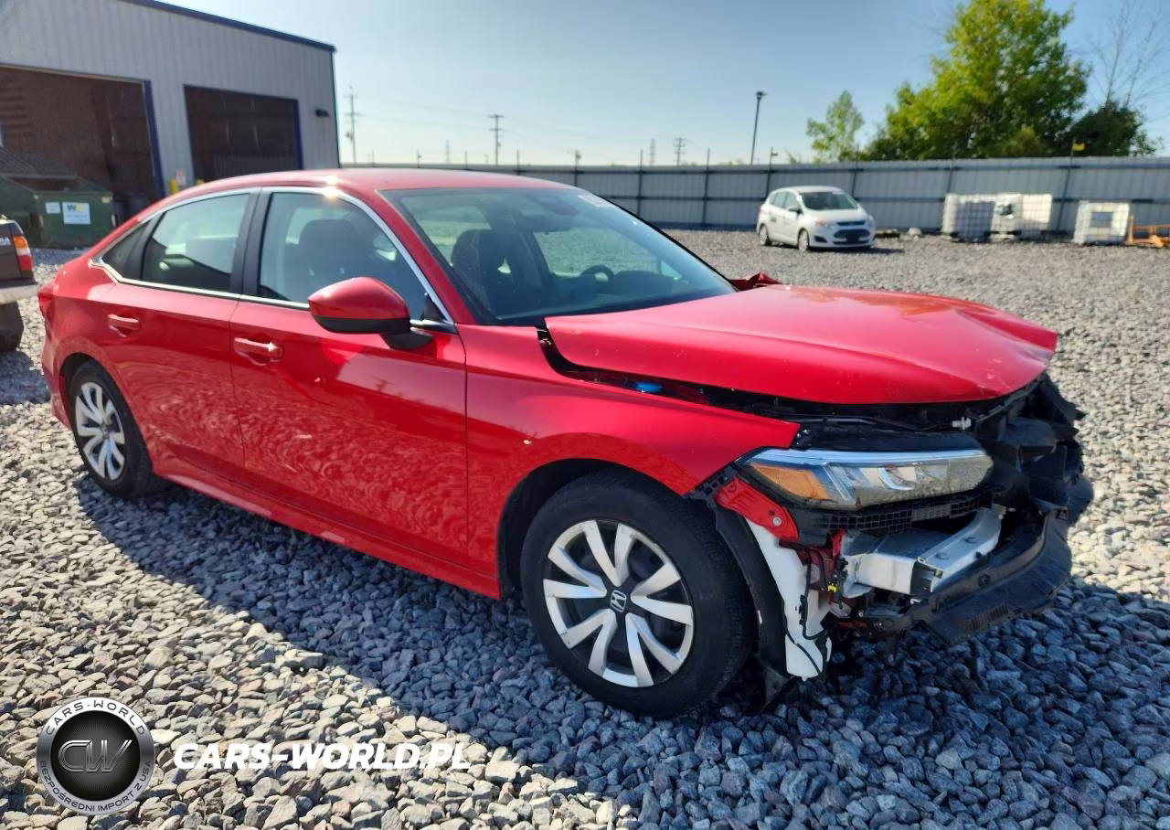 2022 Honda Civic Lx VIN:2HGFE2F2XNH543425 - 4