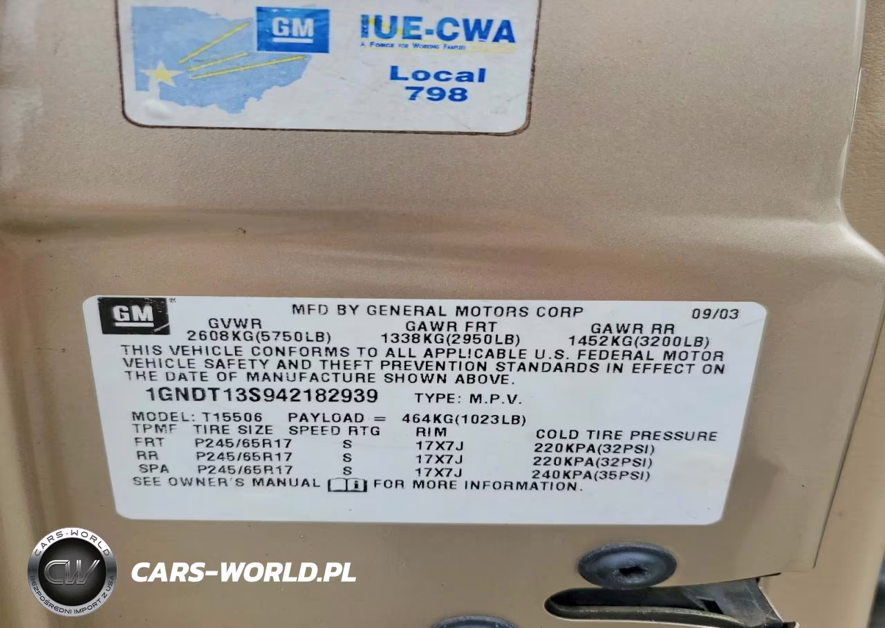 2004 Chevrolet Trailblazer Ls VIN:1GNDT13S942182939 - 13