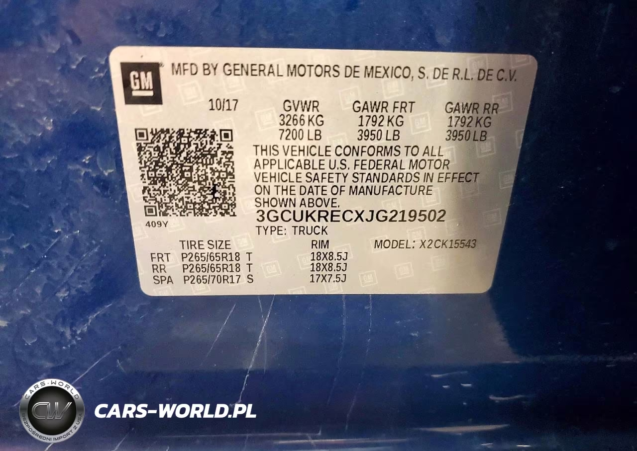 2018 Chevrolet Silverado K1500 Lt VIN:3GCUKRECXJG219502 - 13