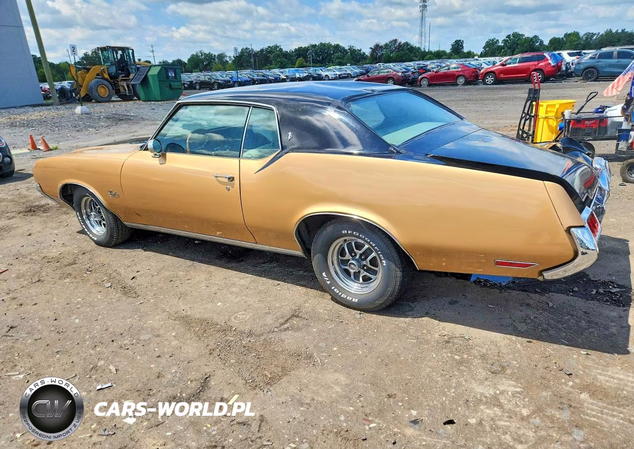 1972 Olds Cutlass VIN:3J57K2M163837 - 2