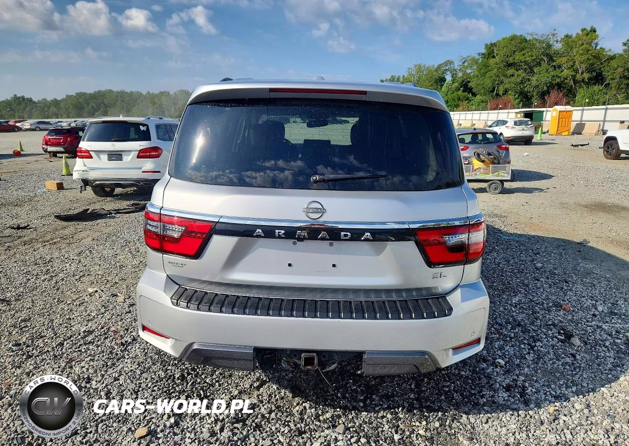 2021 Nissan Armada Sl VIN:JN8AY2BA1M9370250 - 6