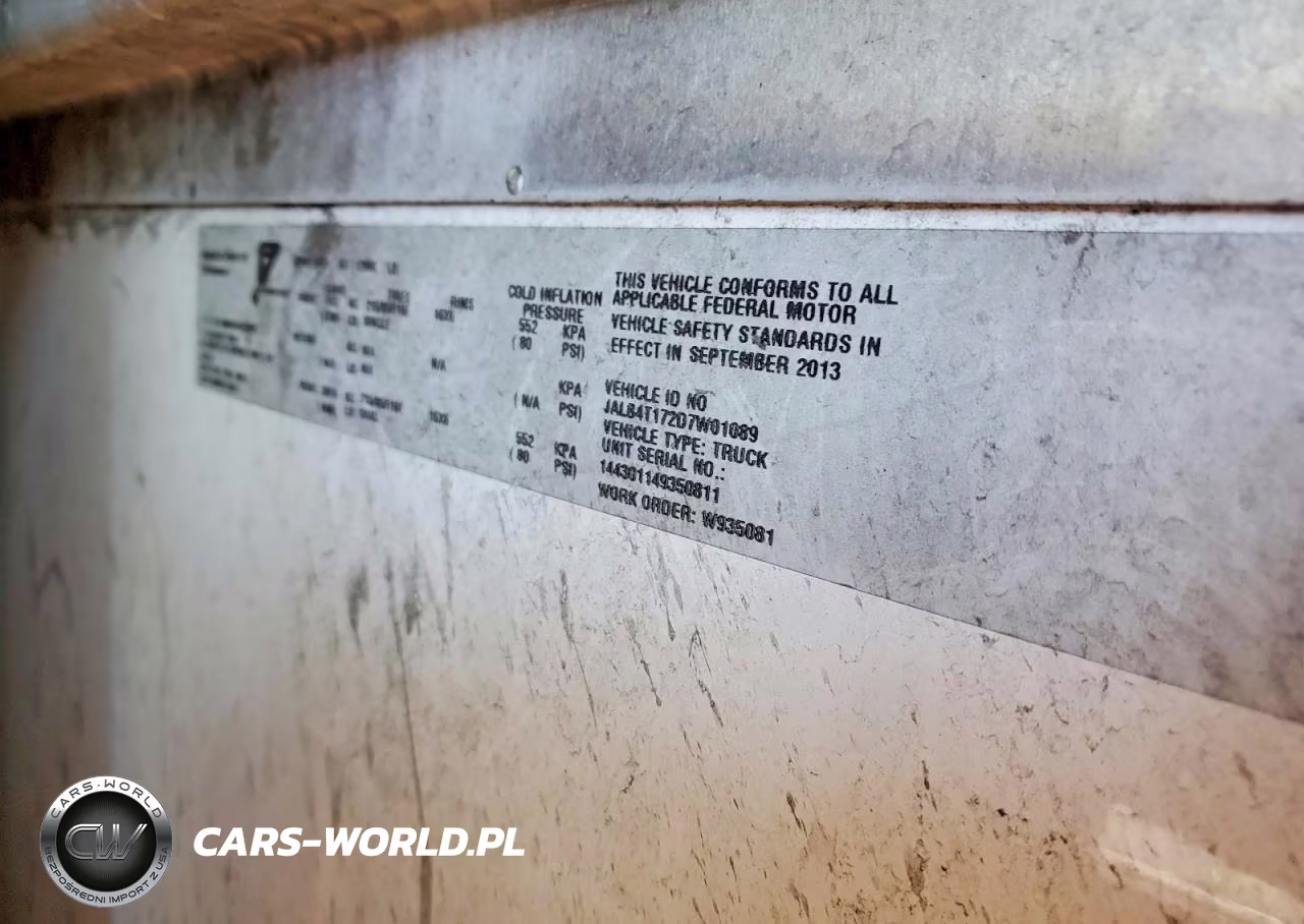 2013 Isuzu Npr VIN:JALB4T172D7W01089 - 13