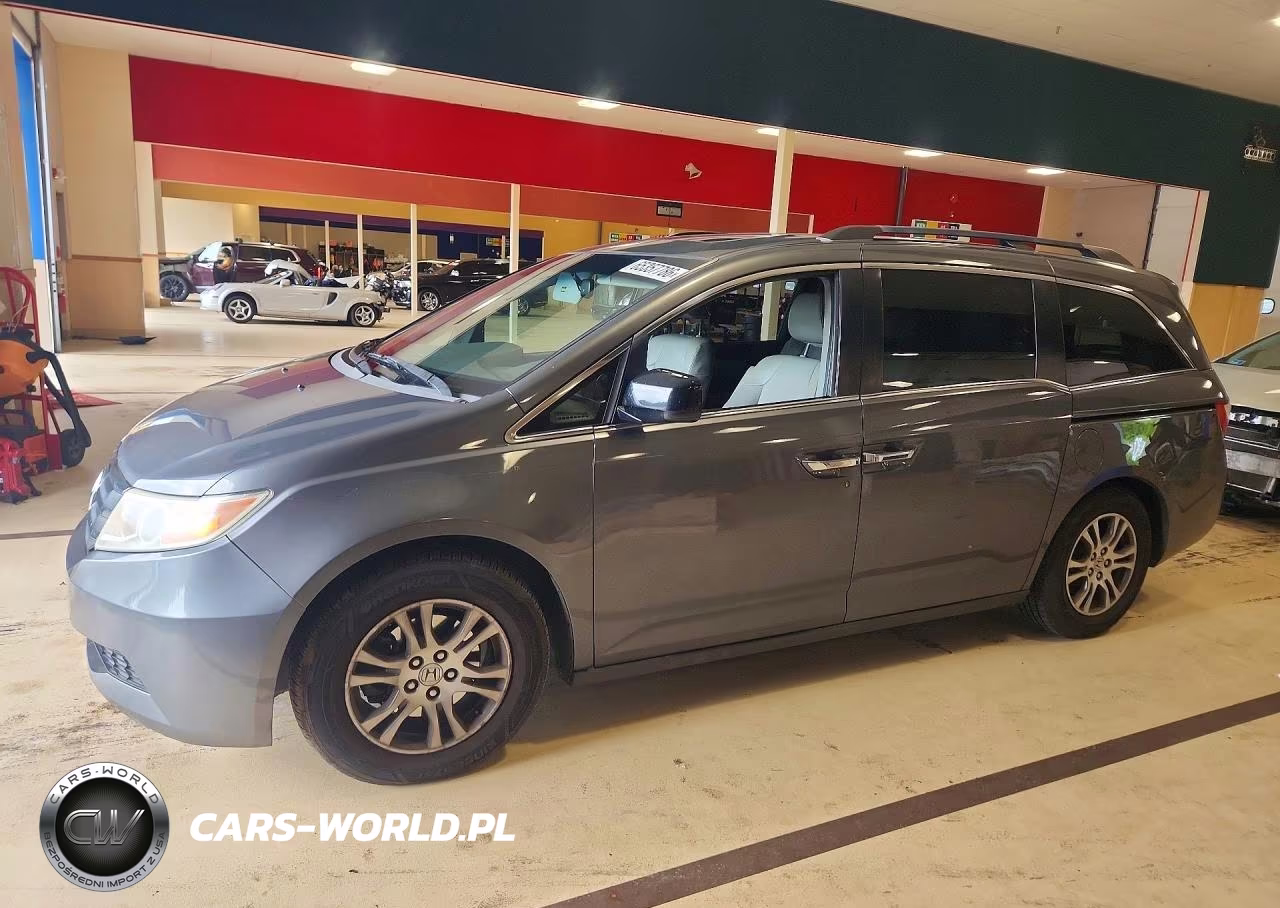 2012 Honda Odyssey Exl VIN:5FNRL5H65CB080731 - 1