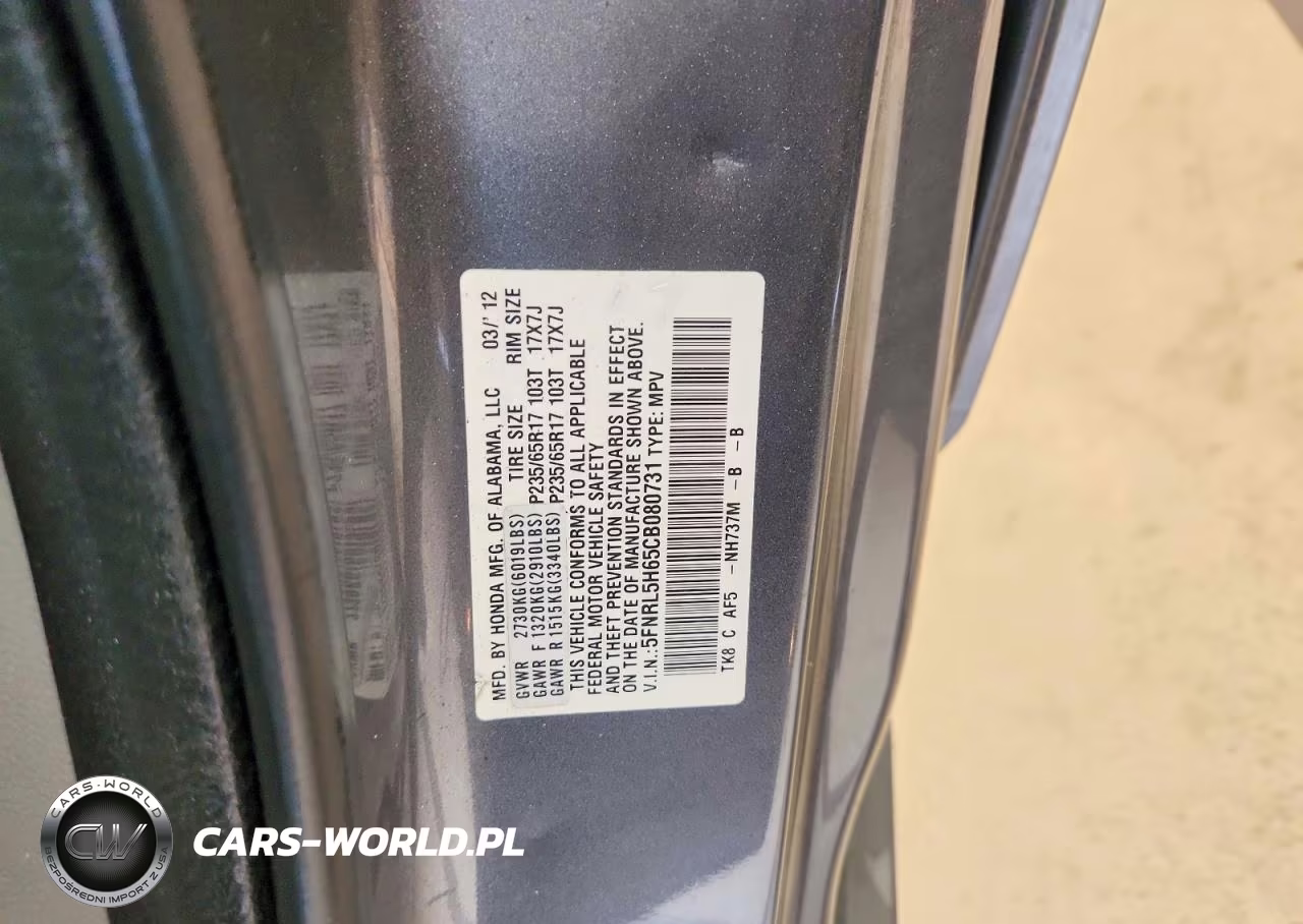 2012 Honda Odyssey Exl VIN:5FNRL5H65CB080731 - 13