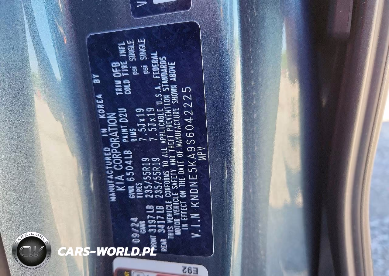 2025 Kia Carnival Hybrid Sx VIN:KNDNE5KA9S6042225 - 13