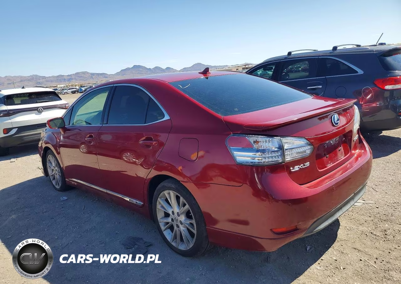 2010 Lexus Hs 250H VIN:JTHBB1BAXA2013941 - 2