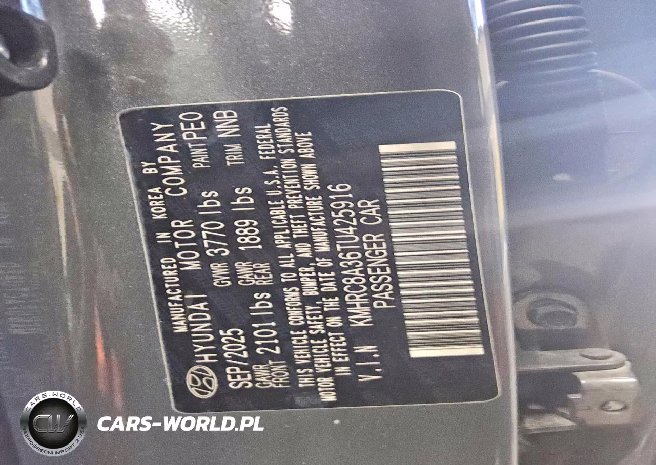2026 Hyundai Venue Sel VIN:KMHRC8A36TU425916 - 13