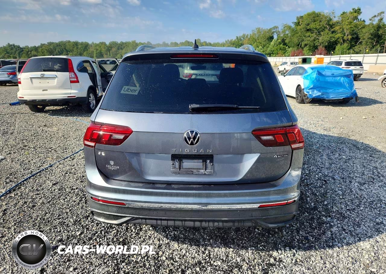 2022 Volkswagen Tiguan Se VIN:3VV2B7AX7NM121413 - 6