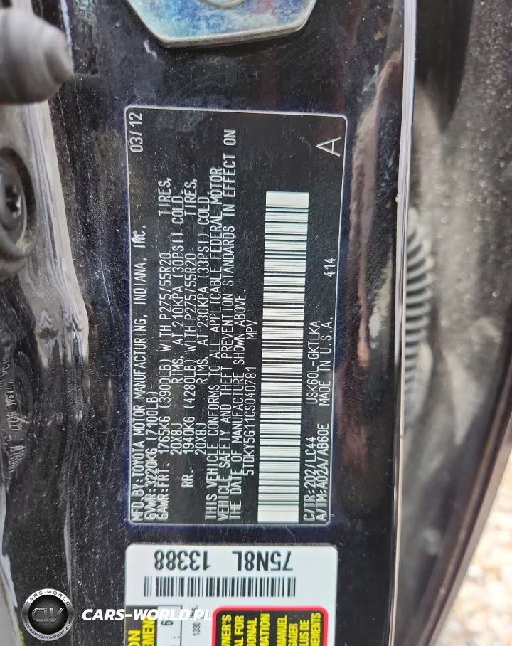 2012 Toyota Sequoia Limited VIN:5TDKY5G11CS040781 - 13