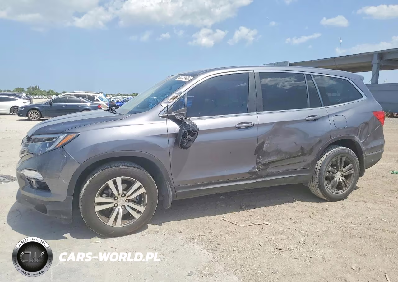 2016 Honda Pilot Exl VIN:5FNYF6H61GB096407 - 1