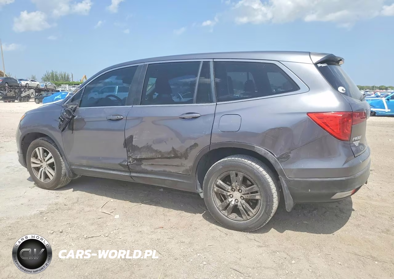 2016 Honda Pilot Exl VIN:5FNYF6H61GB096407 - 2