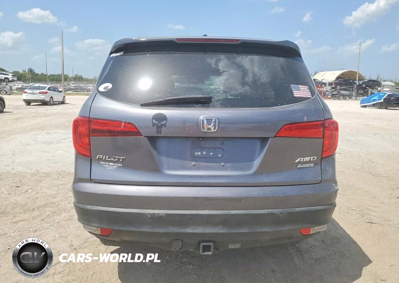 2016 Honda Pilot Exl VIN:5FNYF6H61GB096407 - 6