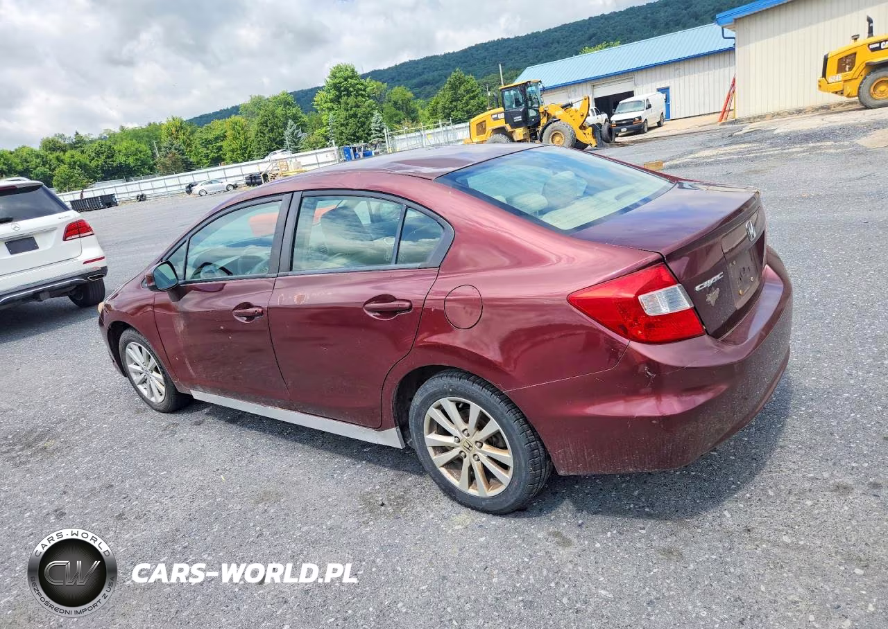 2012 Honda Civic Ex VIN:JHMFB2F87CS003403 - 2