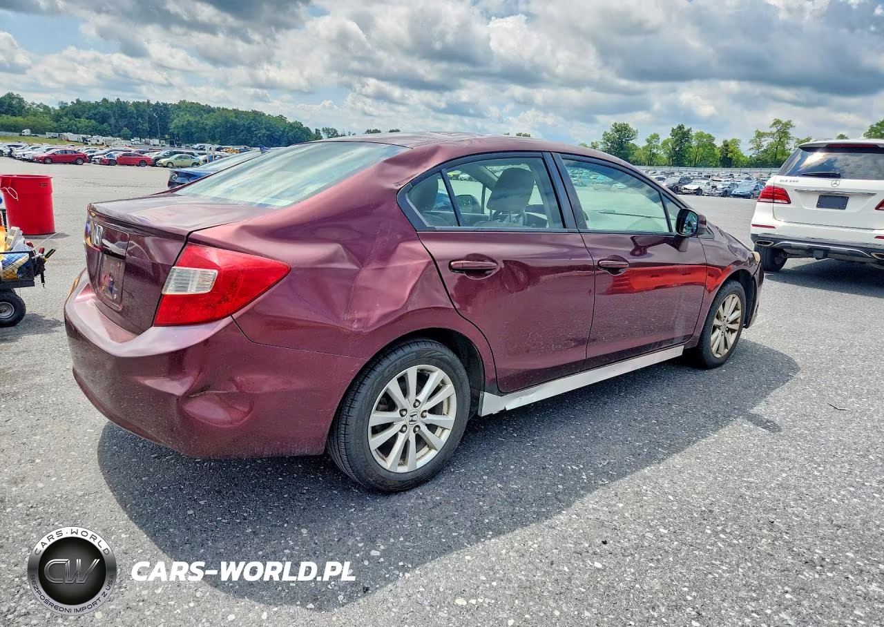 2012 Honda Civic Ex VIN:JHMFB2F87CS003403 - 3