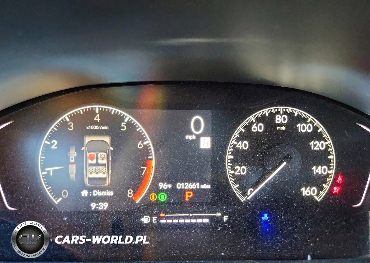 2026 Honda Civic Lx VIN:2HGFE2F25TH572697 - 9