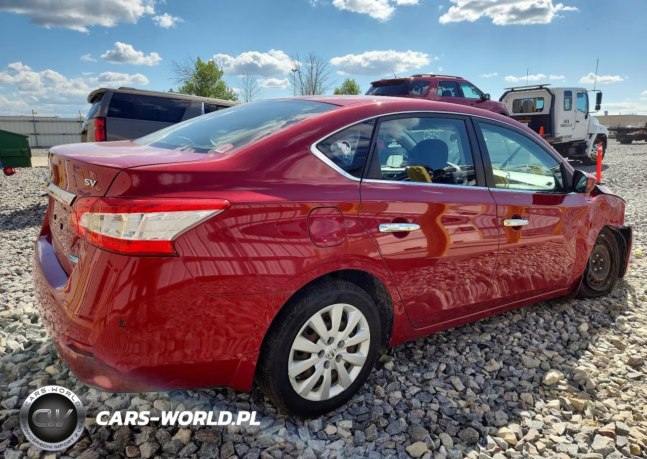 2014 Nissan Sentra Sv VIN:3N1AB7AP7EL667972 - 3