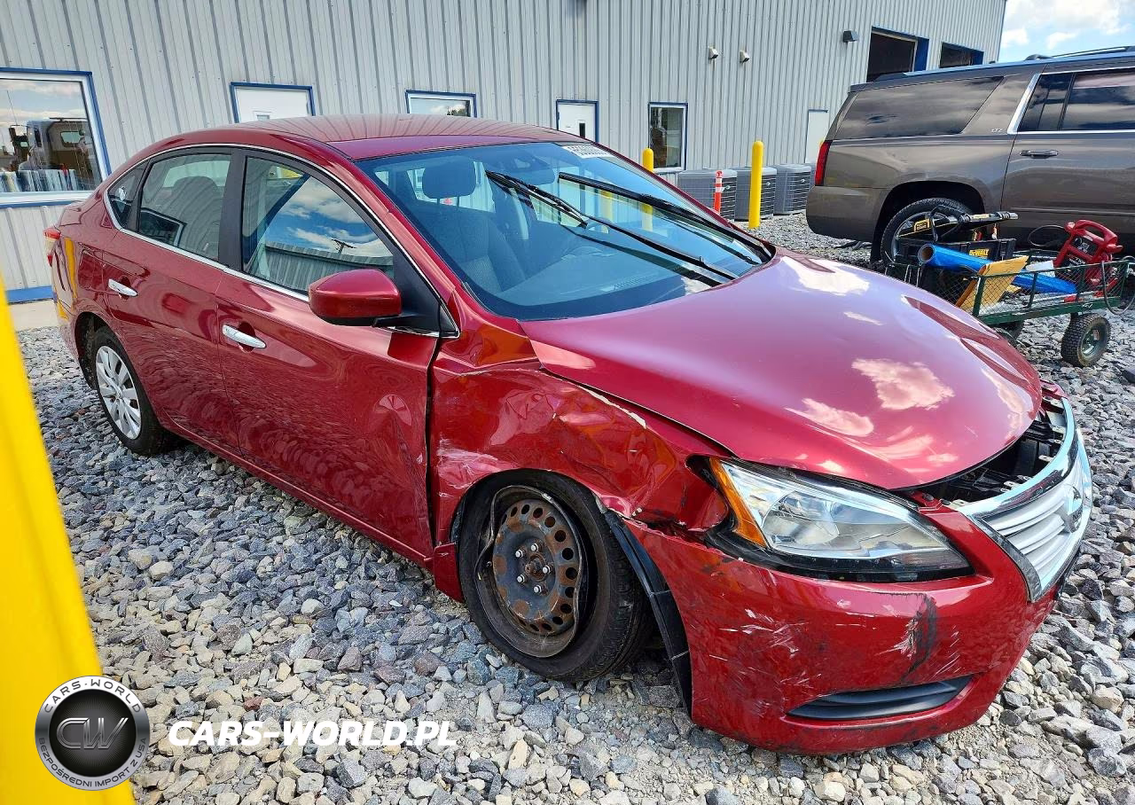 2014 Nissan Sentra Sv VIN:3N1AB7AP7EL667972 - 4