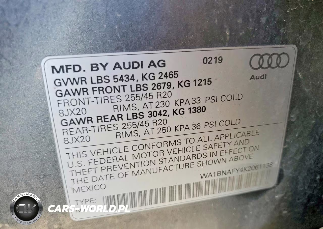2019 Audi Q5 Premium Plus VIN:WA1BNAFY4K2061138 - 13