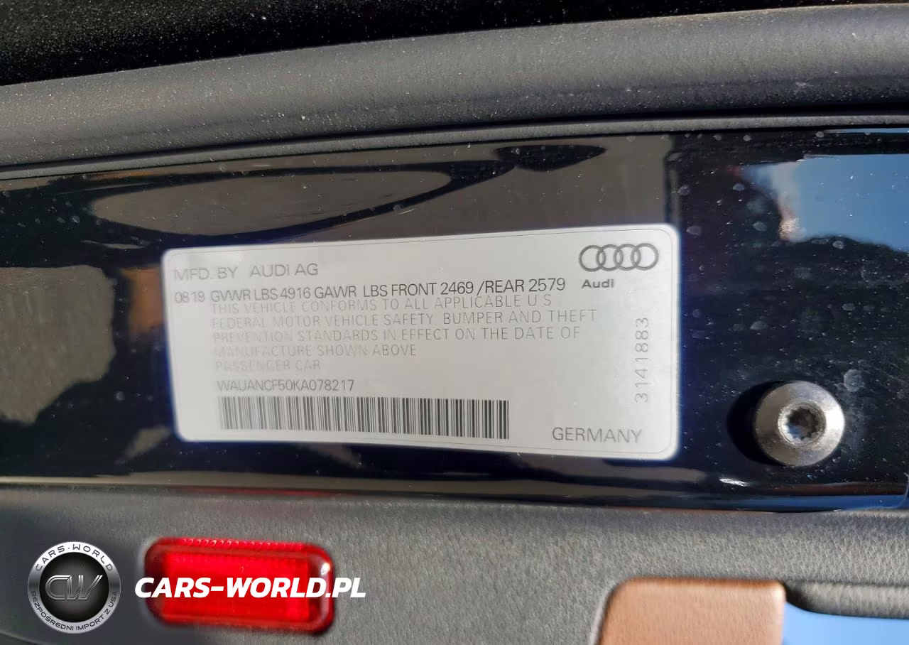 2019 Audi A5 Premium VIN:WAUANCF50KA078217 - 12