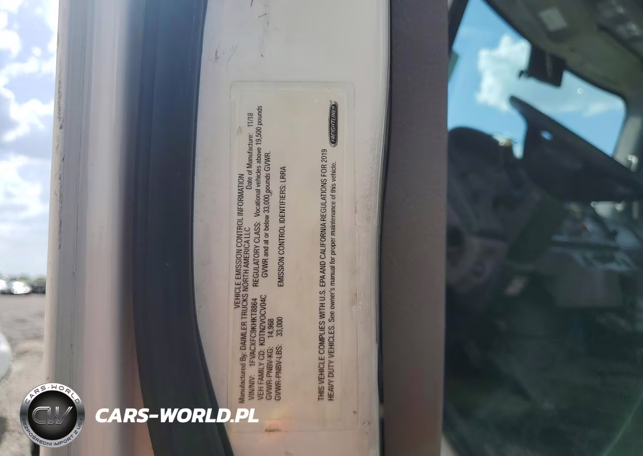 2019 Freightliner M2 106 Medium Duty VIN:1FVACXFC9KHKT8864 - 12