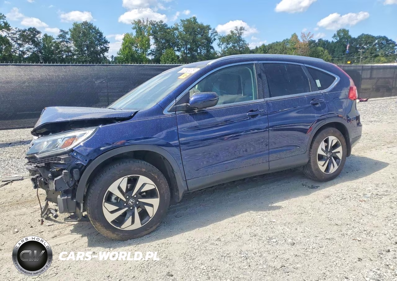 2015 Honda Cr-V Touring VIN:5J6RM4H93FL043318 - 1