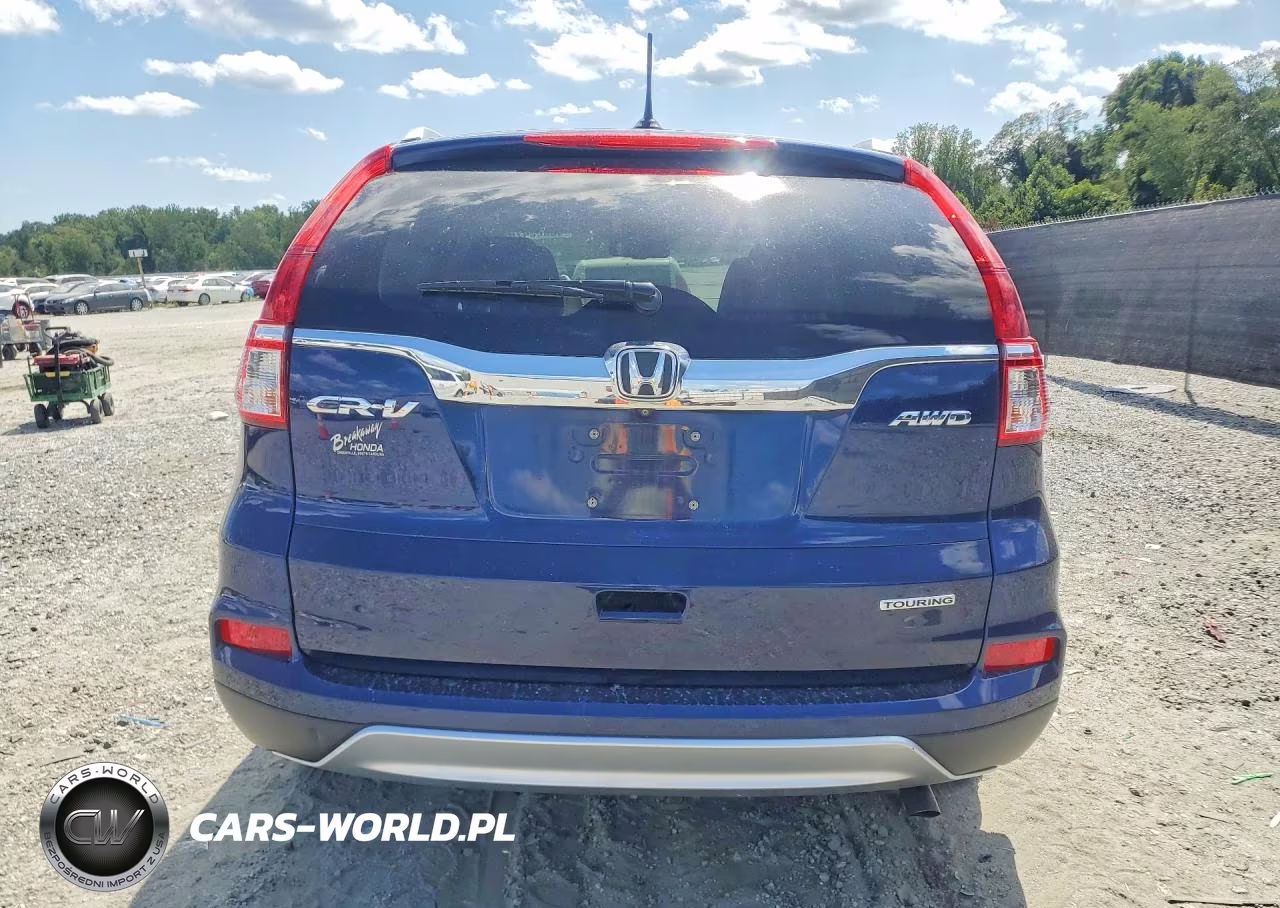 2015 Honda Cr-V Touring VIN:5J6RM4H93FL043318 - 6