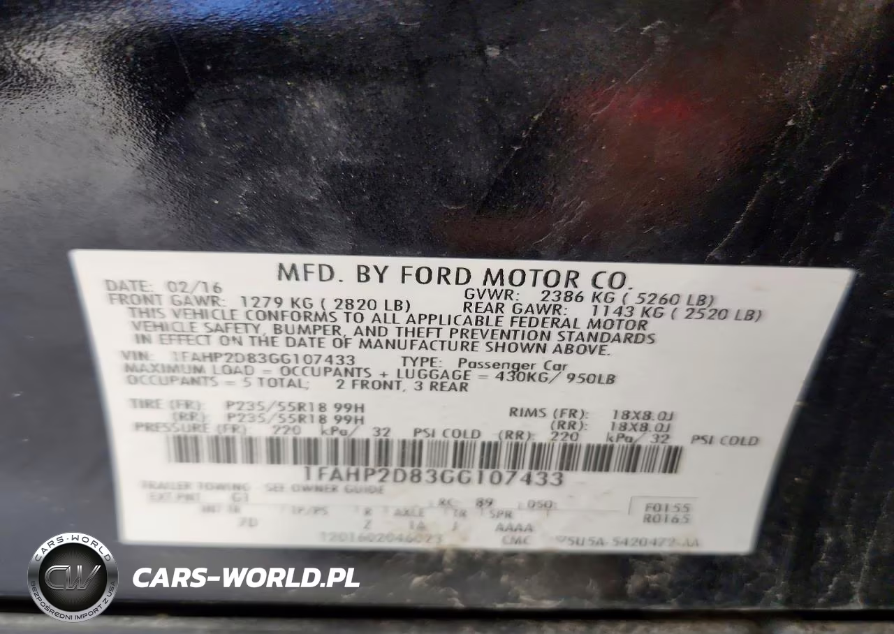 2016 Ford Taurus Se VIN:1FAHP2D83GG107433 - 13