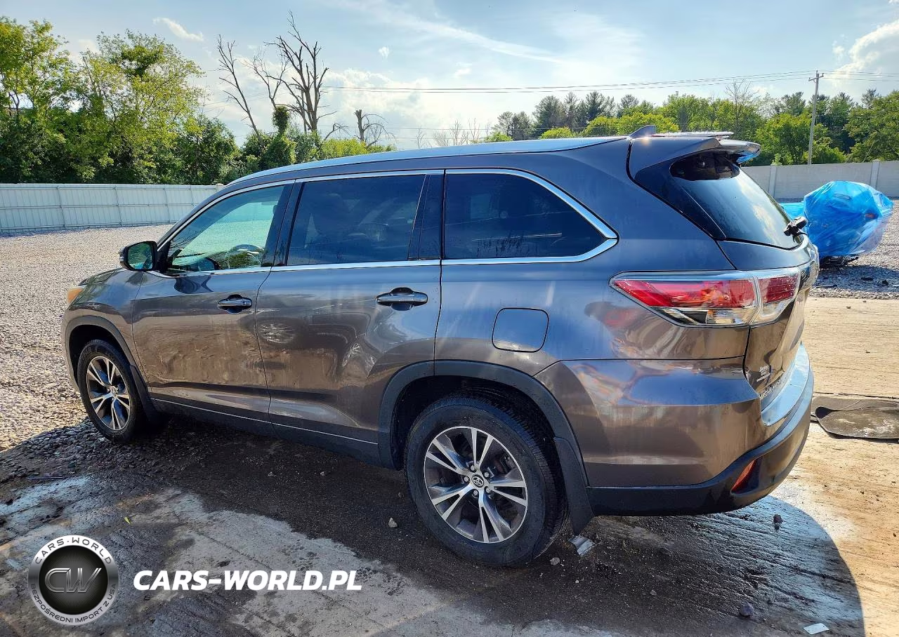 2016 Toyota Highlander Xle VIN:5TDJKRFH8GS297283 - 2