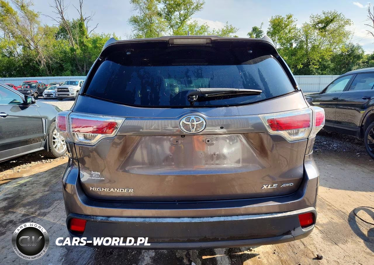 2016 Toyota Highlander Xle VIN:5TDJKRFH8GS297283 - 6