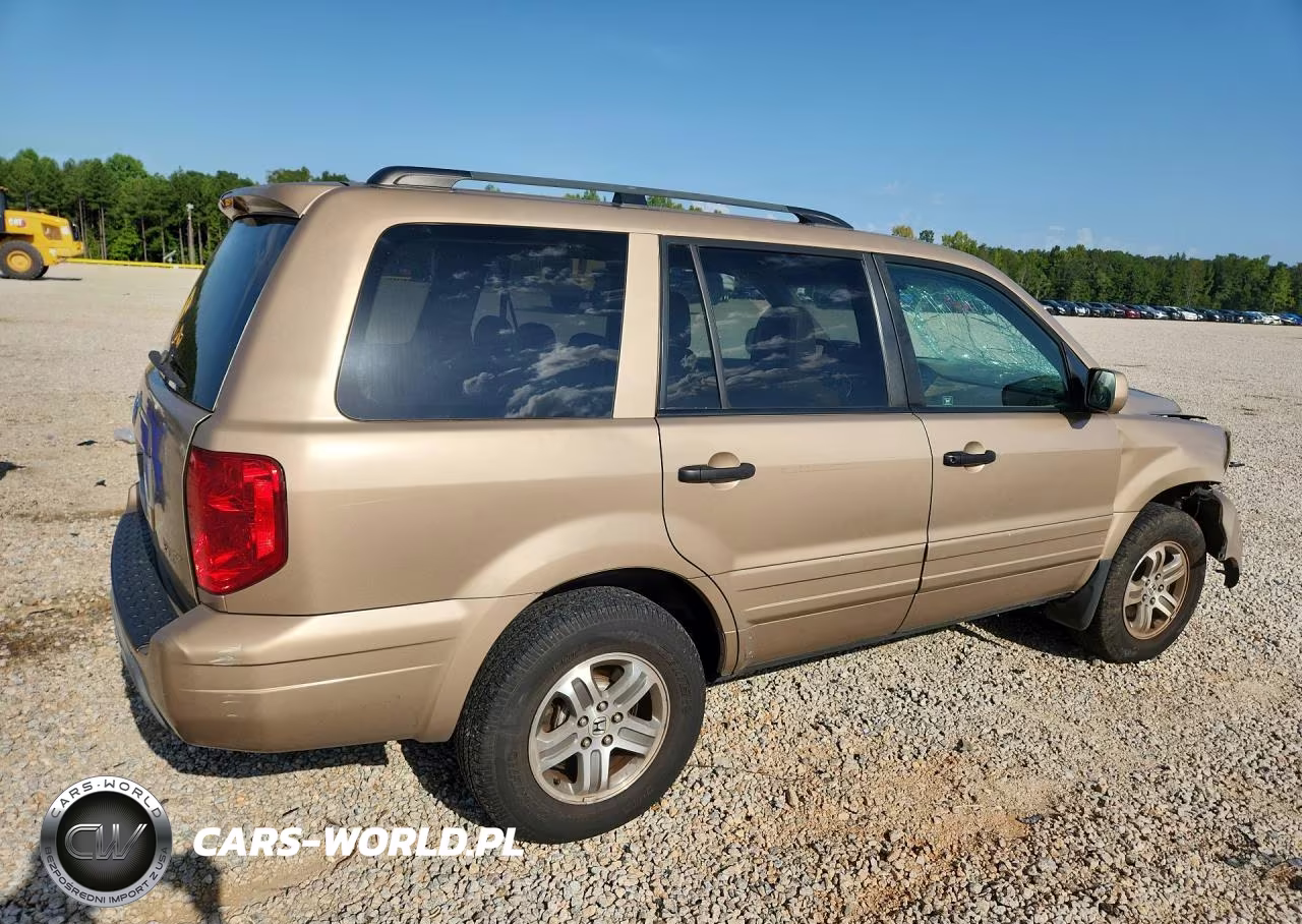 2004 Honda Pilot Exl VIN:2HKYF18624H620387 - 3