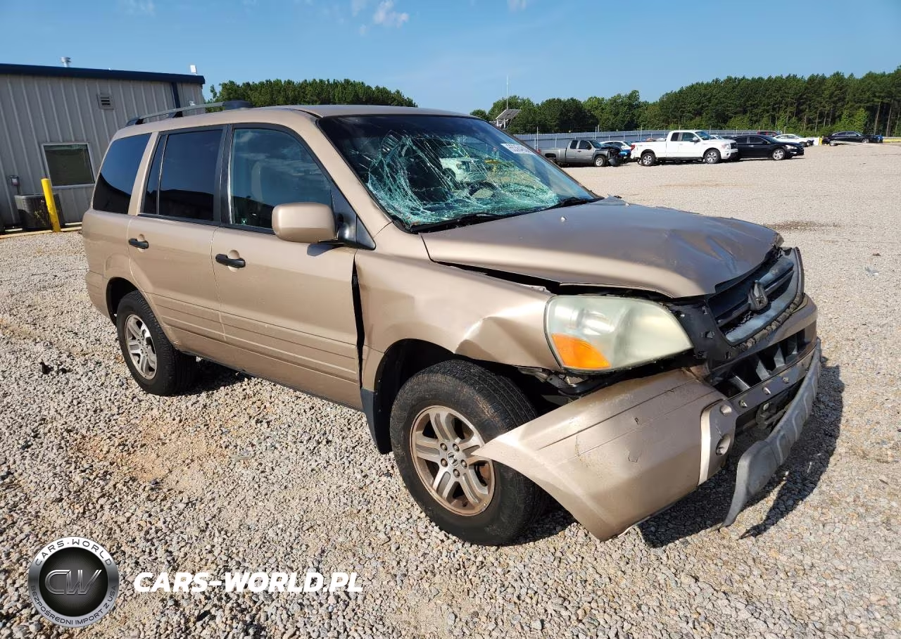 2004 Honda Pilot Exl VIN:2HKYF18624H620387 - 4