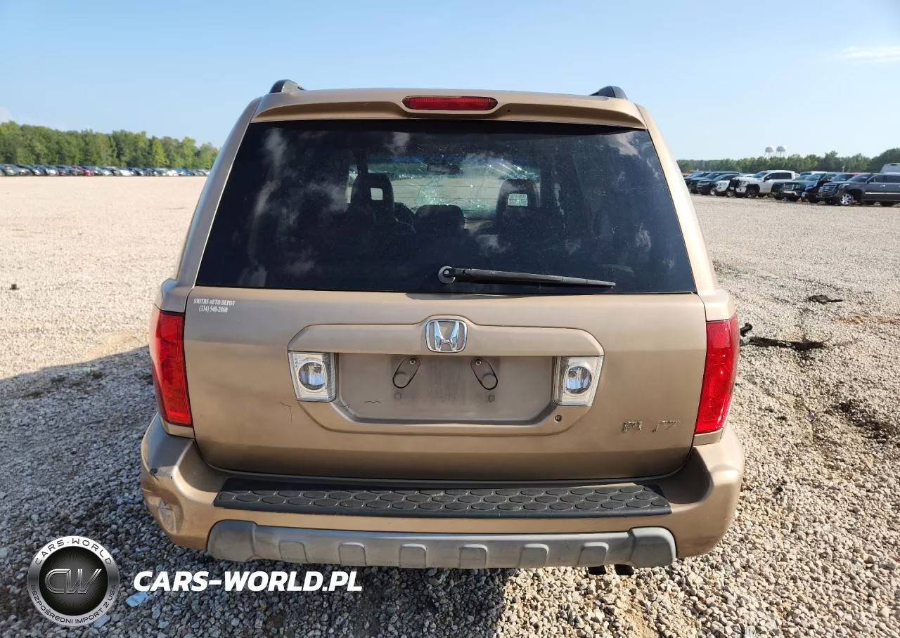 2004 Honda Pilot Exl VIN:2HKYF18624H620387 - 6