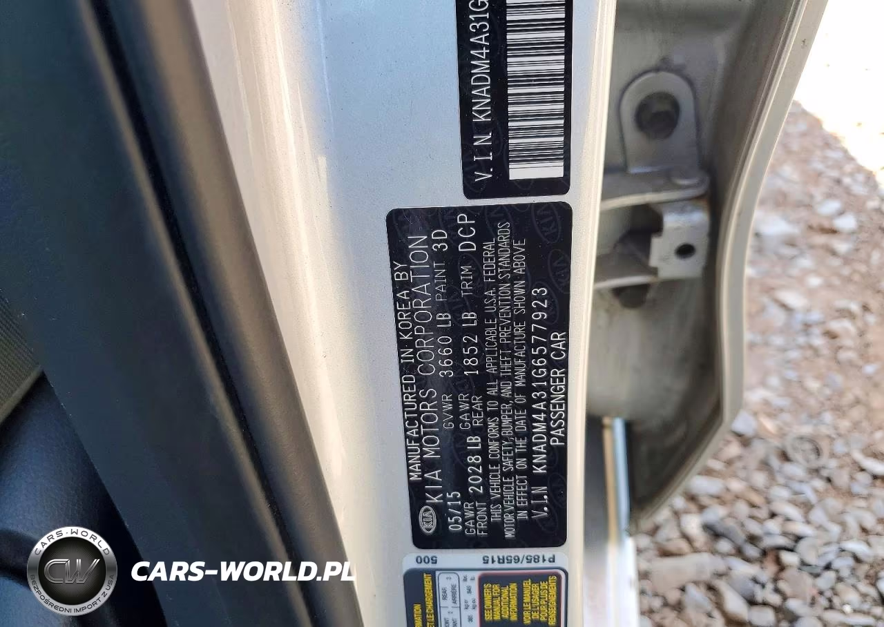 2016 Kia Rio Lx VIN:KNADM4A31G6577923 - 12