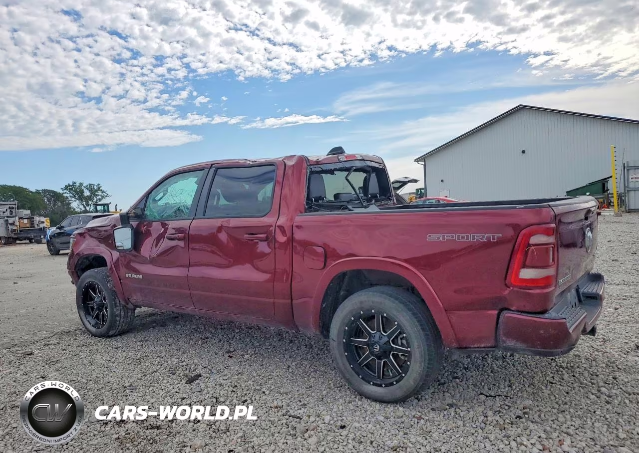 2021 Ram 1500 Laramie VIN:1C6SRFJT0MN621006 - 2