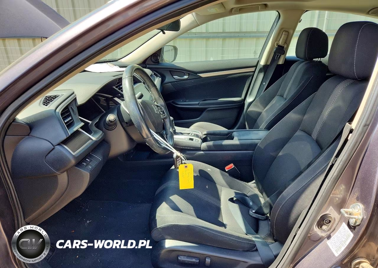 2019 Honda Civic Ex VIN:19XFC1F34KE016995 - 7