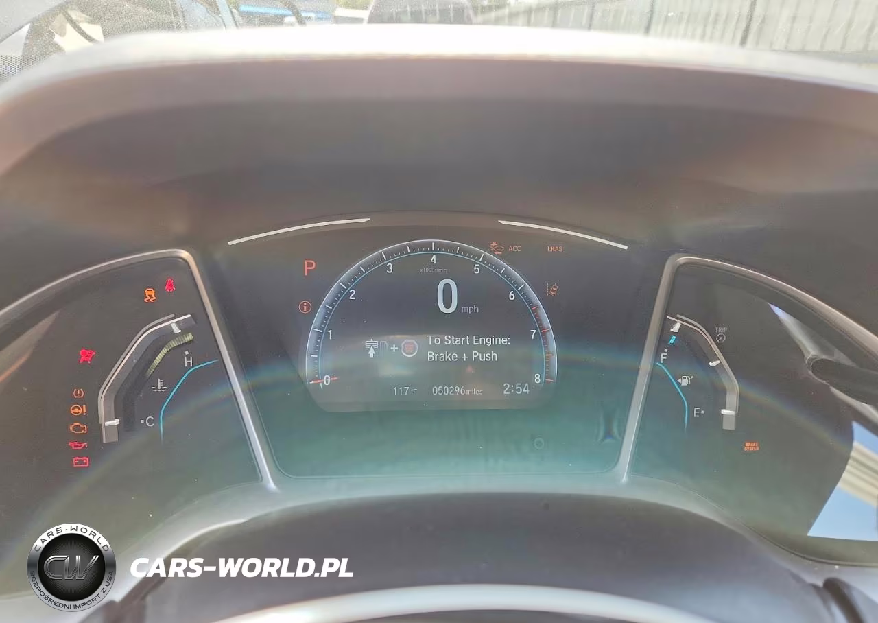 2019 Honda Civic Ex VIN:19XFC1F34KE016995 - 9