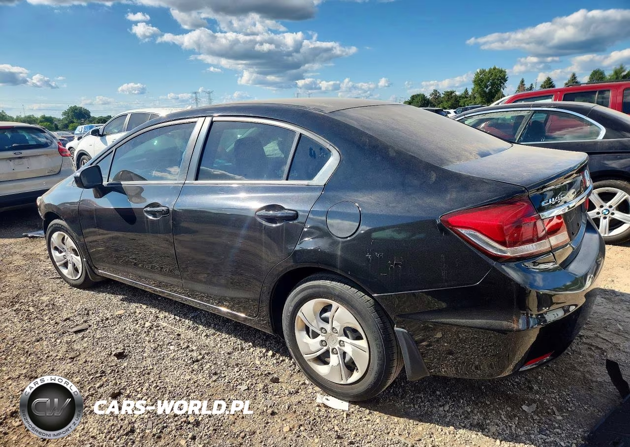 2015 Honda Civic Lx VIN:19XFB2F59FE051628 - 2