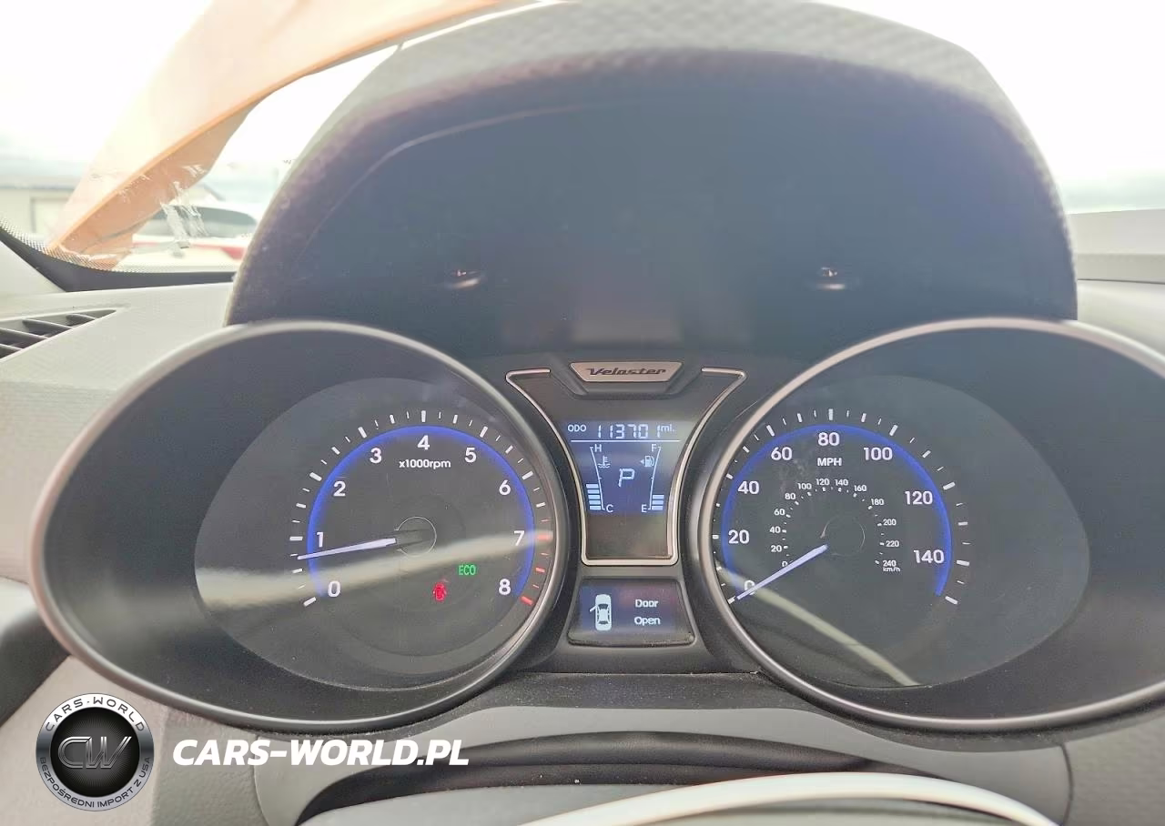 2013 Hyundai Veloster Turbo VIN:KMHTC6AE9DU169302 - 9