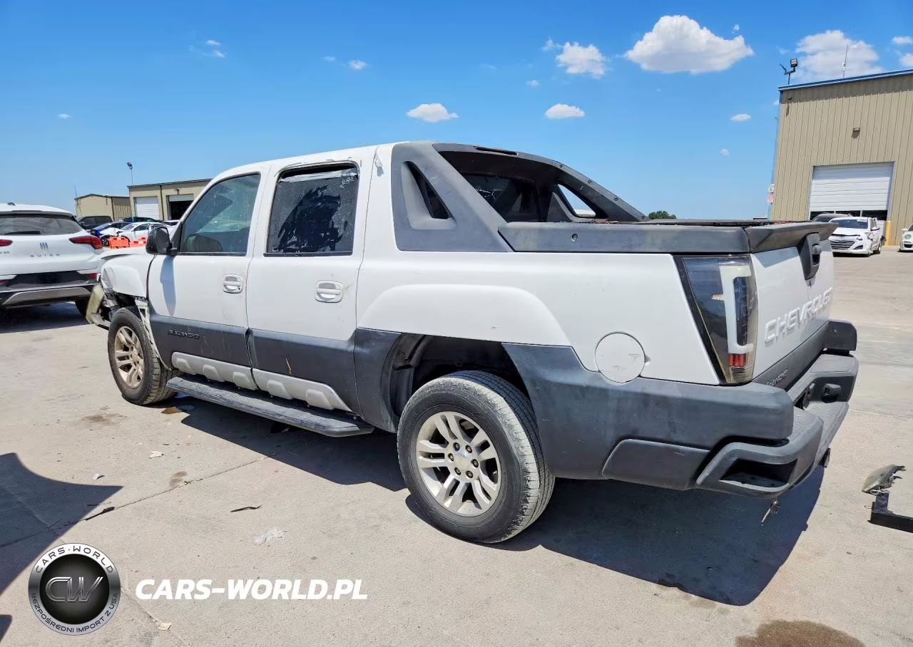 2002 Chevrolet Avalanche C1500 VIN:3GNEC13T82G125522 - 2