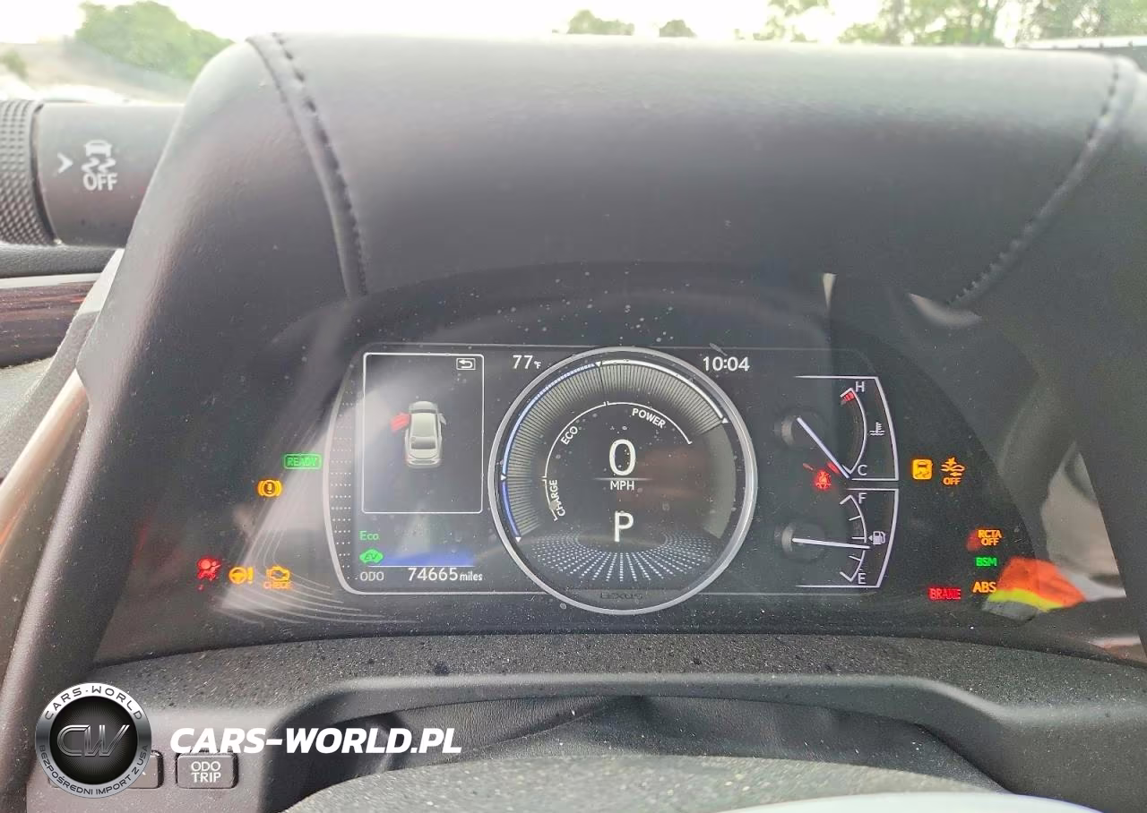 2019 Lexus Es 300H VIN:58AB21B15KU002437 - 9