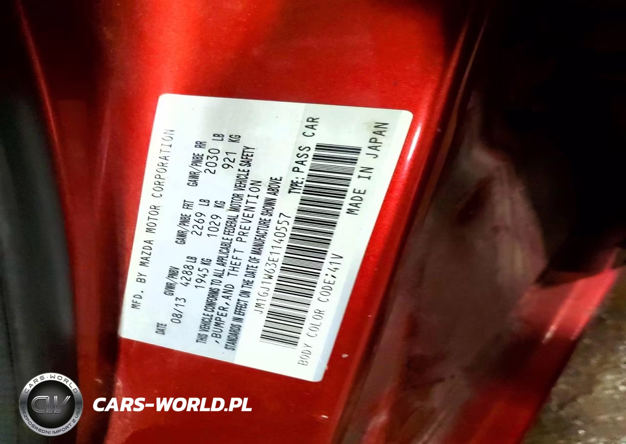 2014 Mazda 6 Grand Touring VIN:JM1GJ1W63E1140557 - 13