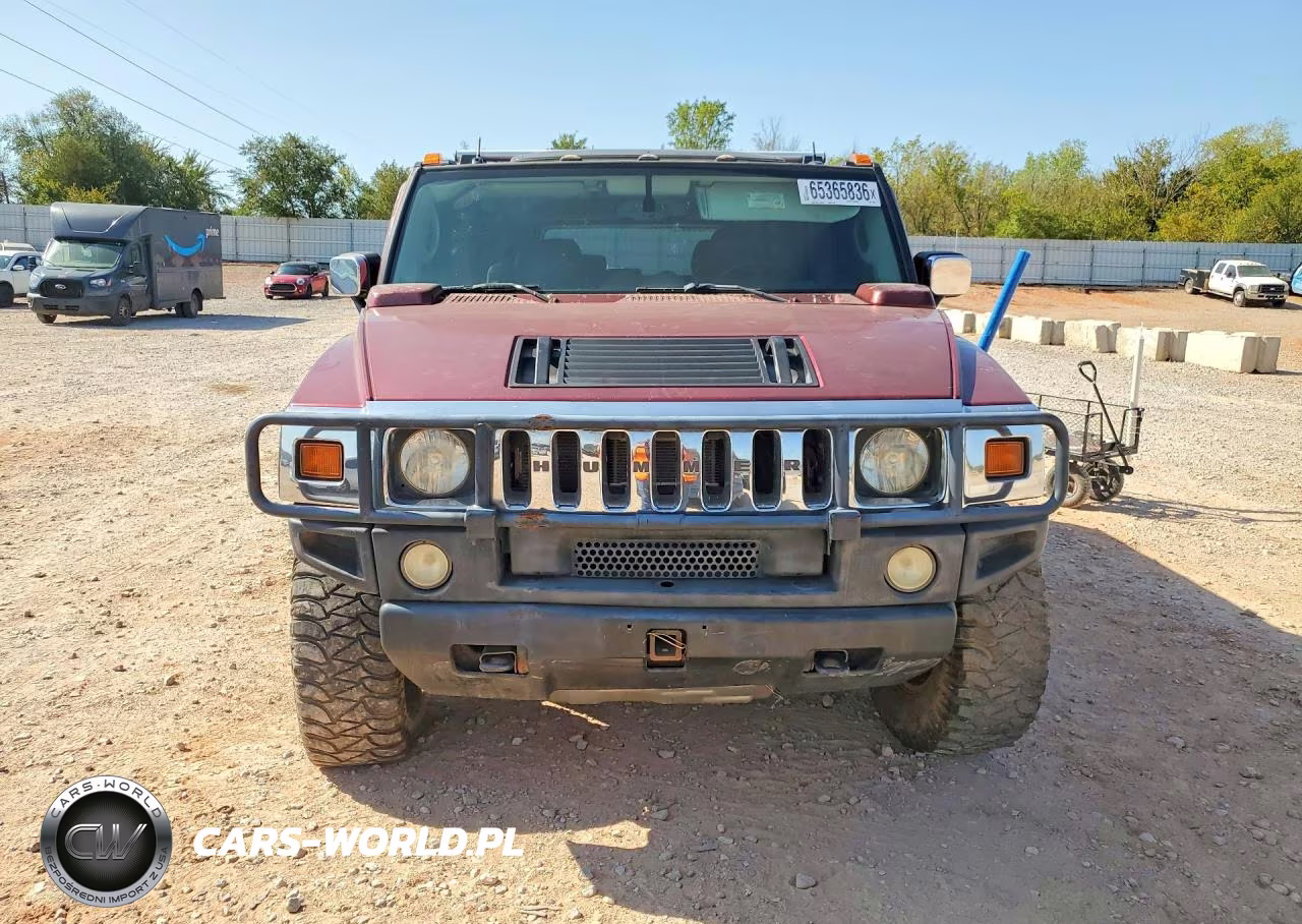 2003 Hummer H2 VIN:5GRGN23U33H146861 - 5