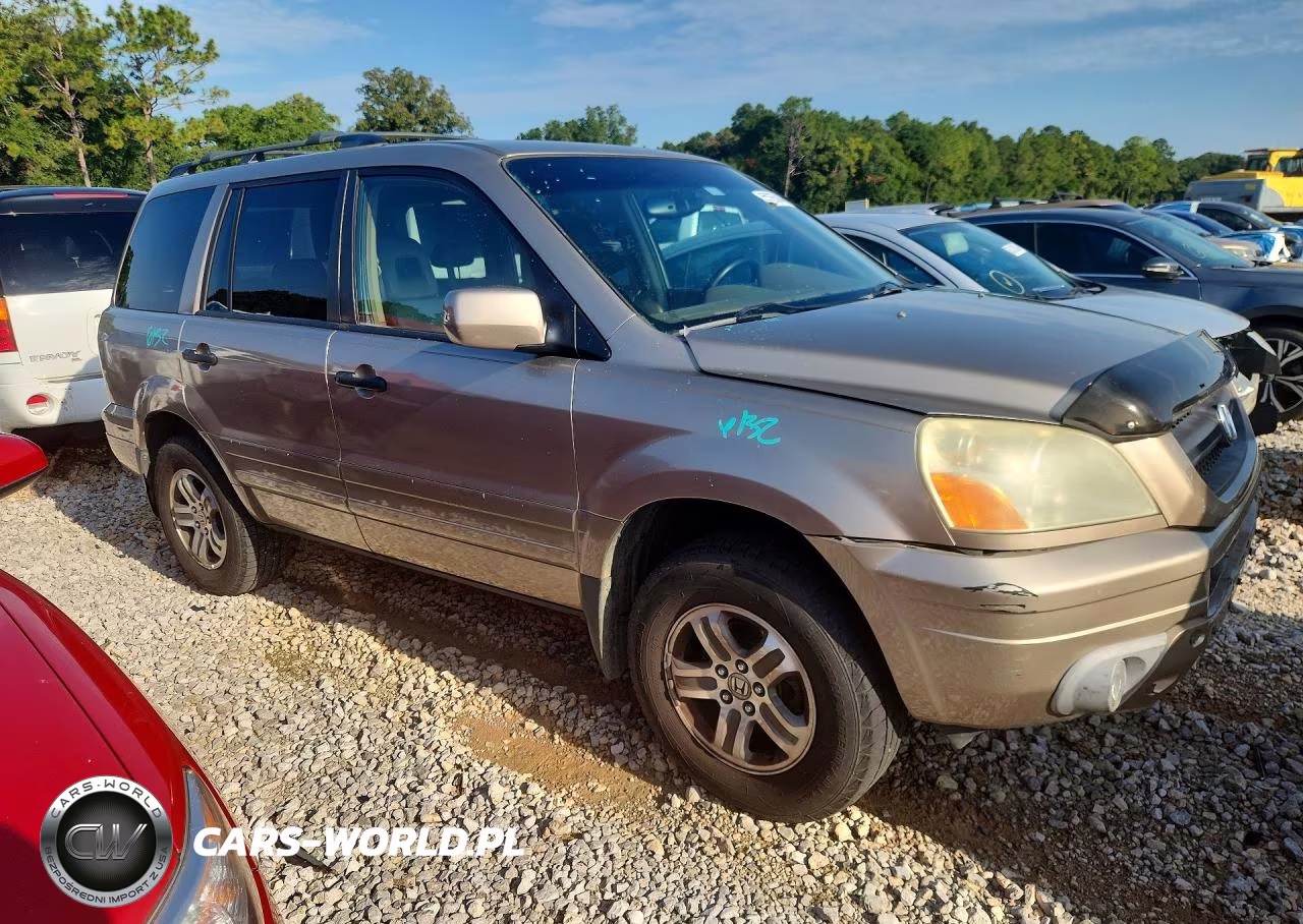 2004 Honda Pilot Exl VIN:2HKYF18564H556748 - 4