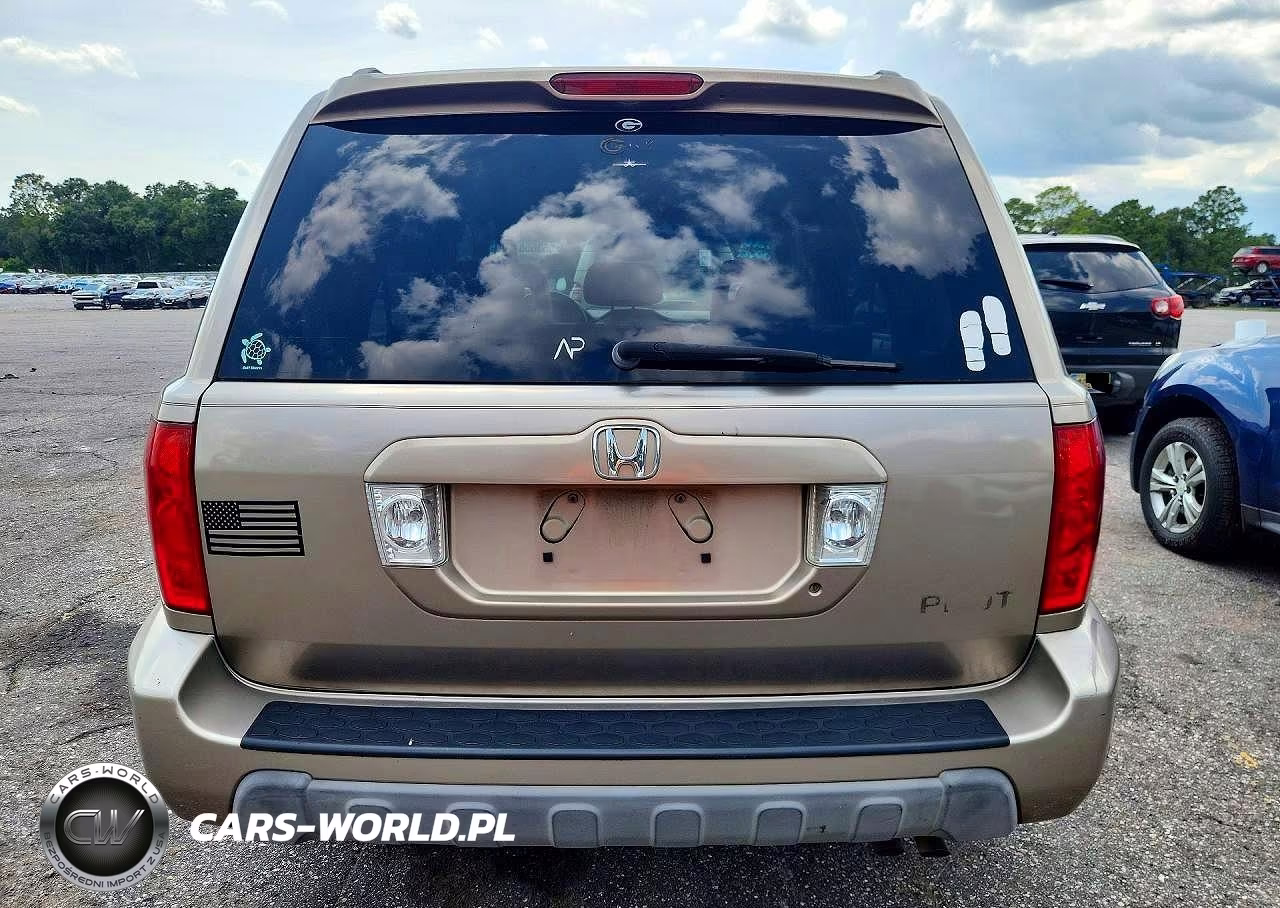 2004 Honda Pilot Exl VIN:2HKYF18564H556748 - 6